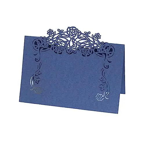 Produktbild: RORPOIR Einzigartige Vintage-papier-sitzkarten Für Hochzeiten 50 Stück Für Partys Bankette Und Abendessen