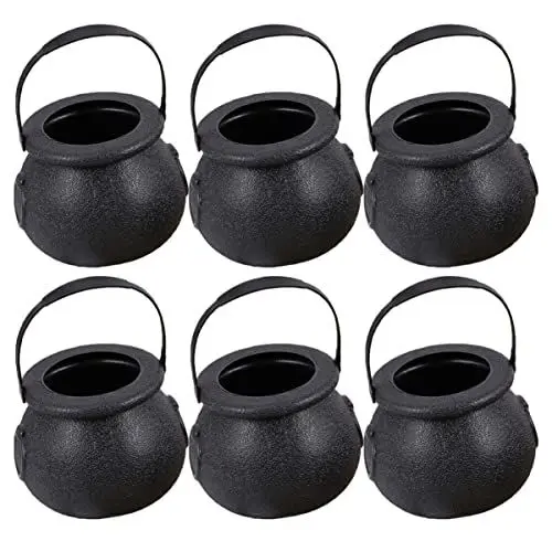 Produktbild: RORPOIR 6St Halloween-Süßigkeiten-Eimer Süßigkeitenglas Süßigkeiten Kessel Wasserkocher Mini Wasserkessel Süßigkeitenbehälter für Kinder kreative Bonbongläser Lagerung Container handhaben
