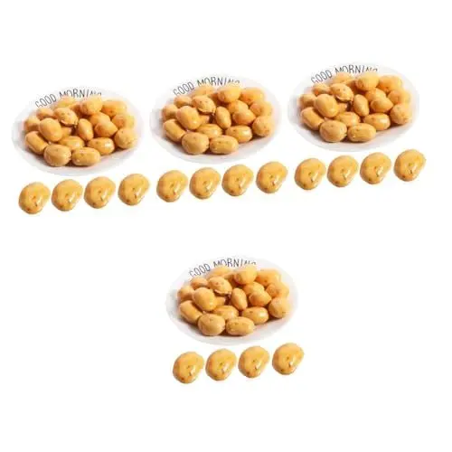 Produktbild: RORPOIR 80 STK Künstliche Kartoffel zur Dekoration Gemüseformen für die Gartenarbeit gefälschtes Kartoffelmodell ziernieten Farm-Dekoration Gemüseformen für den Garten Simulationsgemüse