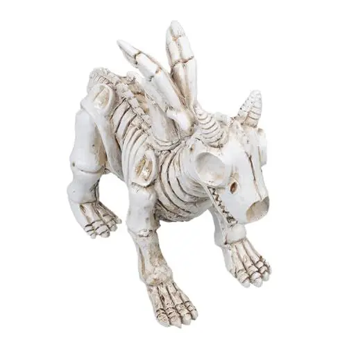 Produktbild: RORPOIR -Dekoration Halloween-skeletttier Bewegliche Skelettdekorationen Halloween-Party- Bewegliche Gelenke Welpenskelett Ganzkörperskelett Tierskelett Dekoration Harz