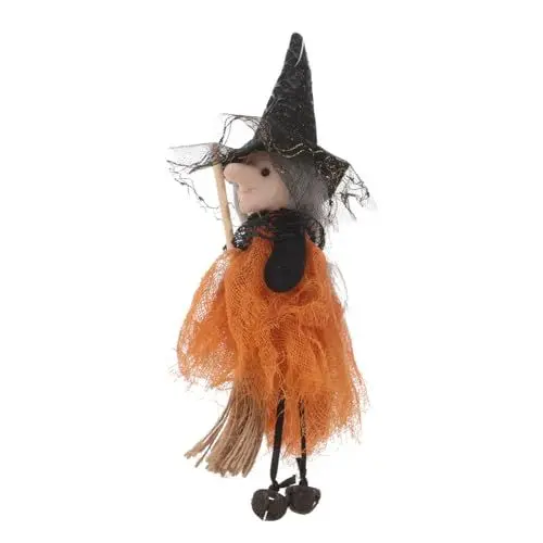 Produktbild: RORPOIR Dekorative Hexenfigur Halloween- Puppen-Ornament für das Home-Office