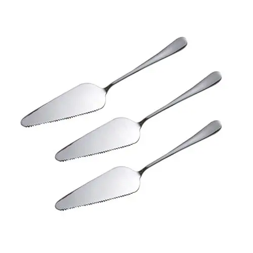 Produktbild: RORPOIR Hochzeitstorte 3St Pizzaschaufel Kuchen Tortenspatel dreieckiger Tortenheber pastillero Kuchenschneider Pasteten Kuchenspatel Kuchenschaufel Hochzeit Kuchenmesser Klinge Server