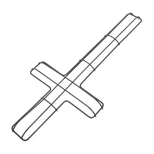 Produktbild: RORPOIR Kranz Machen Versorgung Metall Kreuz Rahmen Home Decor Ostern Weihnachten Blumendekor