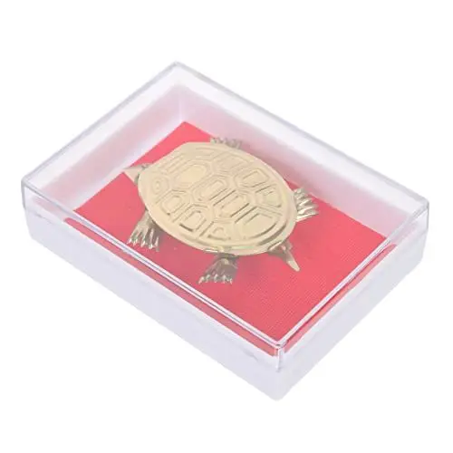 Produktbild: RORPOIR Retro Vintage Schüttel-schildkrötenstatue Aus Gold Mini-schildkrötenmodell Einzigartige Heimdekoration Keine Batterie Erforderlich 1 Stück