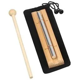 Produktbild: ROSEMO Chime Gong Glockenspiel Holz Klangstab Schlagzeug Percussion Instrumente mit Einzeln Ton Energy Chime mit Tasche Holzschlägel Klanghölzer für Musikalische Früherziehung Yoga Meditation