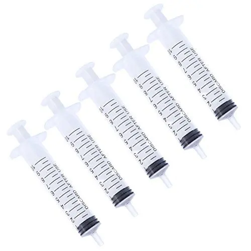 Produktbild: ROSENICE 25 Stücke Einmalspritzen 10ml ohne Nadel für Heimwerken Hobby Refill Modellbau Industrie