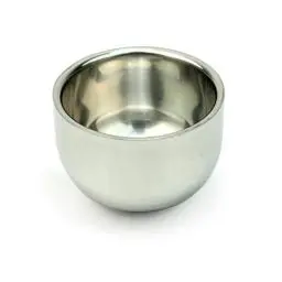 Produktbild: ROSENICE Rasierschale Seifenschale Edelstahl Herren Rasierschüssel (Silber)