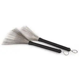 Produktbild: ROSENICE Schlagzeug Schlagzeugbesen Jazzbesen Drum Besen Trommel Büsche Sticks Drumstick Versenkbar, 2pcs