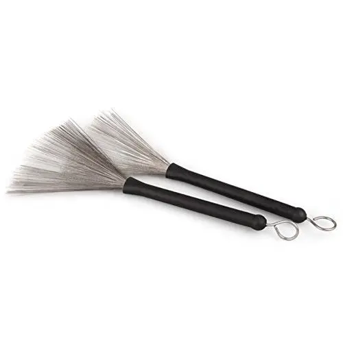 Produktbild: ROSENICE Schlagzeug Schlagzeugbesen Jazzbesen Drum Besen Trommel Büsche Sticks Drumstick Versenkbar, 2pcs