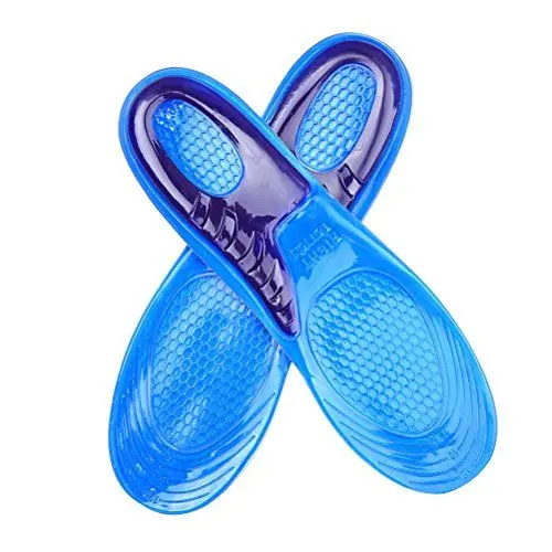 Produktbild: Schuheinlagen Soft Shock Absorbierende Sohle Einlegesohlen Massage Silicon Gel Schuheinlagen für Walking Lauf Größe (40-42)