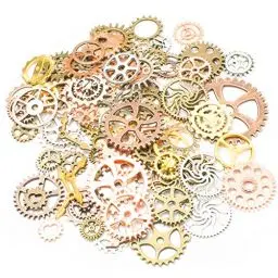 Produktbild: Vintage Steampunk Schmuck Charms Aus Legierung Antike Zahnräder Für Diy Anhänger Und Halsketten Für Scrapbooking Und Schmuckherstellung Gemischte Farben Und Stile