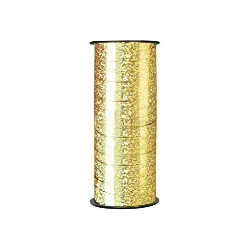 Produktbild: rosenice Ringelband Balloon Curling Band 100 Yard DIY Polyband für Party Festival Geschenkverpackung (Gold)