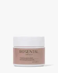 Produktbild: ROSENTAL ORGANICS Hydrating Moisturizer - Feuchtigkeitscreme mit Rosenquarz, Hyaluron & Aloe Vera - Gesichtscreme - 100% Natürlich - Gesichtspflege - Trockene Haut - Naturkosmetik (50ml)
