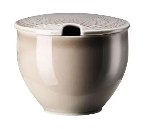 Produktbild: Rosenthal Junto Pearl Grey Zuckerdose mit Einschnitt