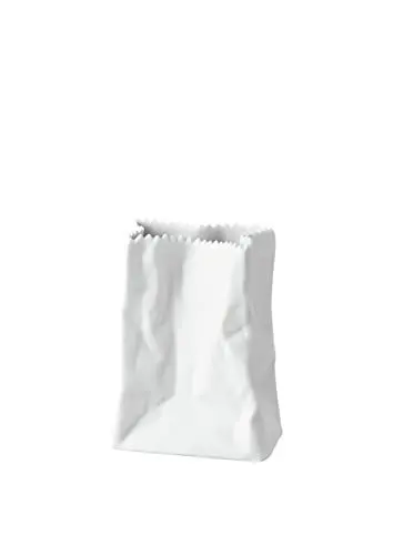 Produktbild: Rosenthal 13581-800001-26009 Miniaturvase Tütenvase aus weißem Porzellan, Höhe 9 cm