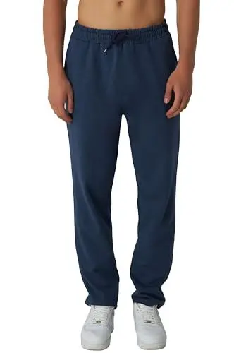Produktbild: ROSS CAMP Jogginghose Herren – Sporthose Herren Lang Baumwolle, Freizeithose Trainingshose, Sport Hosen Männer, Sweatpants Jogger, Laufhose Baumwoll Breite Modern (Navy, S)