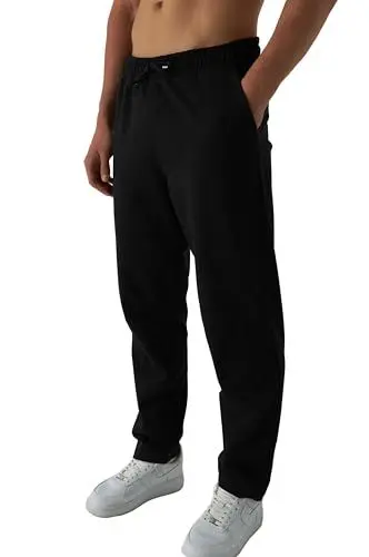 Produktbild: ROSS CAMP Jogginghose Herren – Sporthose Lang Baumwolle, Freizeithose Trainingshose, Sweatpants Jogger, Laufhose Breite Modern(Schwarz, XXL)