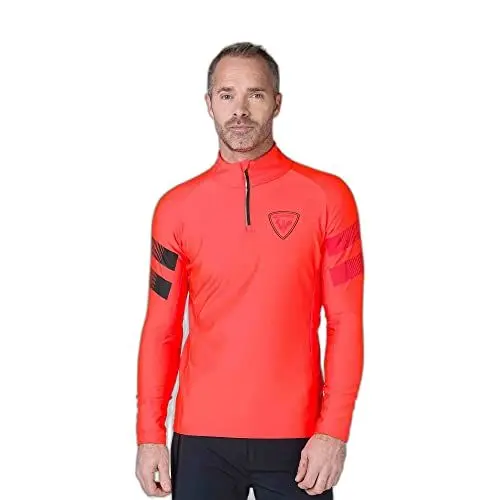 Produktbild: Rossignol Herren Classique Hero 1/2 Zip Skijacke, Neonrot, Medium