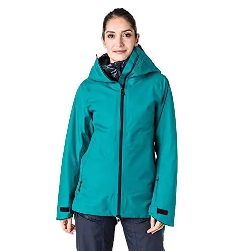 Produktbild: Rossignol W Skpr 3l Jacket Grün - Wasserdichte atmungsaktive Damen Skitourenjacke, Größe L - Farbe Dark Emerald