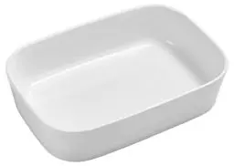 Produktbild: Rosti Modula Auflaufform Groß, Robuste Backform Rechteckig aus Verstärktem Keramik/Porzellan, Ofenfest, Gefrierschrank- und Spülmaschinen-geeignet, Stapelbar, 30 x 21 x 7 cm, Weiß