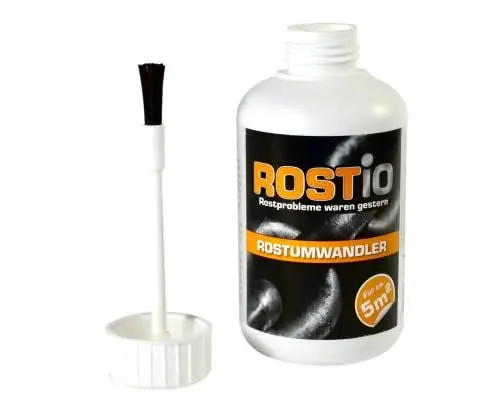 Produktbild: Rostio Rostumwandler & Grundierung | Rostkonverter mit Pinsel 250 ml