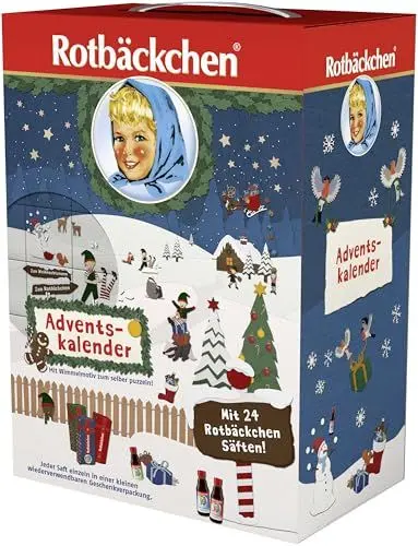 Produktbild: Rotbäckchen Adventskalender- Gesund durch die Vorweihnachtszeit mit 24 Minis (24 x 125ml)