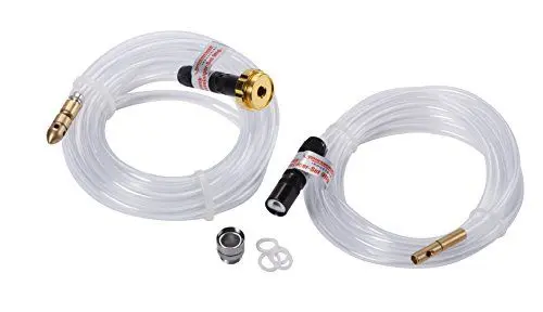 Produktbild: ROTHENBERGER Industrial ROJET 9teiliges Hochdruck Abflussreiniger Set | Druckreiniger | Rohrreinigungsschlauch | Reinigung mittels Wasserdruck ohne Chemie | 280cm Länge 70940