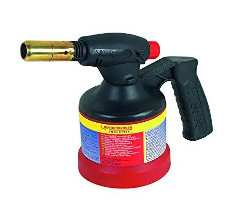 Produktbild: ROTHENBERGER Industrial RoFlame Lötlampe inkl. Piezo-Zündung zum Weichlöten, 35931