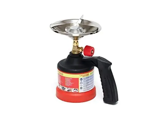 Produktbild: ROTHENBERGER Industrial Scout Campingkocher | Inbetriebnahme mit Stechgaskartusche | Kartuschenkocher | Kocher Gas | Camping | 14 cm Kochauflage | 35904