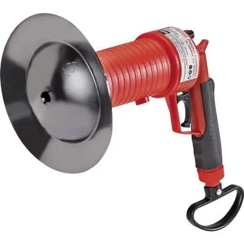 Produktbild: Rothenberger Industrial Pressluft Rohrreiniger inkl. 4 Gummiadapter I Rohr frei in Bad, Küche, WC Reinigung mit Luftdruck I leichte Handhabung - für den Hausgebrauch I 1500000006