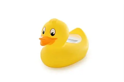 Produktbild: Rotho Babydesign Digitales Badethermometer Ente - Badethermometer - Babythermometer - Babybadethermometer - Badewannenthermometer - Digitalthermometer - gelb