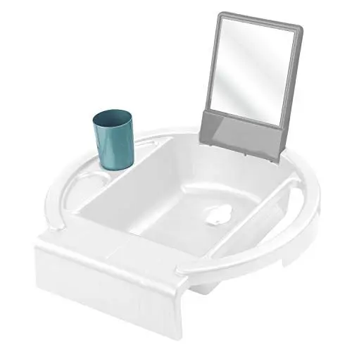 Produktbild: Rotho Babydesign Kiddy Wash - Kinderwaschbecken - Waschbecken - Kinderwaschbecken für die Badewanne - Babywaschschüssel - farbig