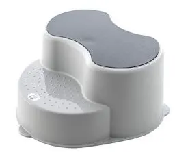 Produktbild: Rotho Babydesign TOP Kinderschemel, Anti-Rutsch-Trittfläche, Stone Grey (Grau), 20005 0286