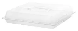 Produktbild: Rotho John großer Partybutler, Kunststoff (PP) BPA-frei, weiss/transparent, (47.5 x 39.0 x 9.8 cm)