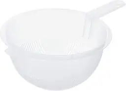 Produktbild: Rotho Rondo Haushaltssieb mit Stiel, Kunststoff (PP) BPA-frei, transparent, 37,0 x 24,0 x 12,0 cm