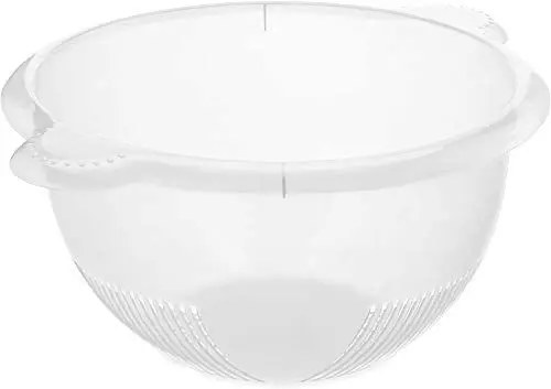 Produktbild: Rotho Rondo Küchensieb, Kunststoff (PP) BPA-frei, transparent, 32,5 x 26,5 x 13,0 cm