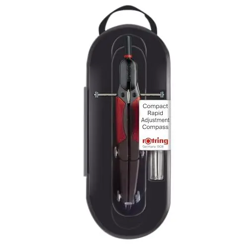 Produktbild: rOtring Rapid Kompakt Schnellverstellzirkel | 360mm | mit Minen