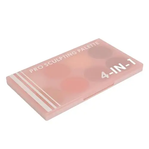 Produktbild: Rouge-Palette, Make-up-Palette, 4 in 1, 8 Farben, Rouge, Textmarker, Lidschatten, Konturenpalette, Matt, Perlmuttartig, Langanhaltend, Gesichts-Make-up, Lidschatten,