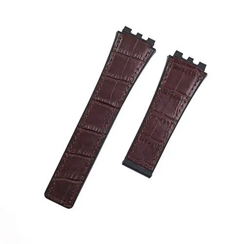 Produktbild: ROUHO 22 mm Uhrenarmband Aus Leder Ersatzarmband Ansehen Verstellbares Armband für T-A-G H-EU-ER CA-RRE-RA-Braun