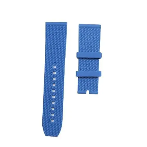 Produktbild: ROUHO 24 mm wasserdichtes Silikon Uhrenarmband Ersatz Uhrenzubehör Gummi Armband für BREITLING SUPEROCEAN AV-EN-GER-#1