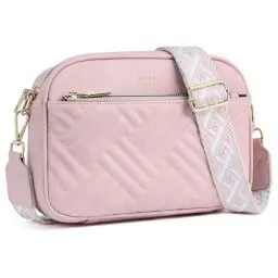 Produktbild: Roulens Gesteppte Damen Handy Umhängetasche, PU Leder Handy Schultertasche, Crossbody Bag für Damen mit Verstellbarem Breiter Gurt