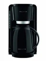 Produktbild: Rowenta CT3808 Filter- Kaffeemaschine Adagio Milano | Mit Kunststoff-Thermokanne | 8-12 Tassen | Automatische Abschaltung | Schwarz
