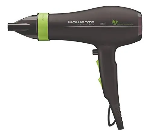 Produktbild: Rowenta CV6030 Haartrockner Eco Intelligence Instant Dry | Luftstrom-Booster (Wackeldüse) für breit gefächerten Luftstrom | 1500 W | 3 Temperaturen | 2 Geschwindigkeiten | Kaltstufe, Schwarz