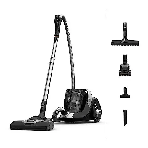 Produktbild: Rowenta RO7C66 Green Force Cyclonic Effitech Animal, Bodenstaubsauger ohne Beutel, Schwarz/Aluminium, 500 W, 2.5 liters, 66 Dezibel