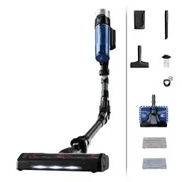 Produktbild: Rowenta RH20C2 X-Force Flex 9.60 Allergy Aqua kabelloser Akku-Stabstaubsauger | 100 Air Watt | herausnehmbarer Akku | bis zu 45 Min. Laufzeit | kompakt | Flex-Gelenk | LED-Düse | Blau/Schwarz