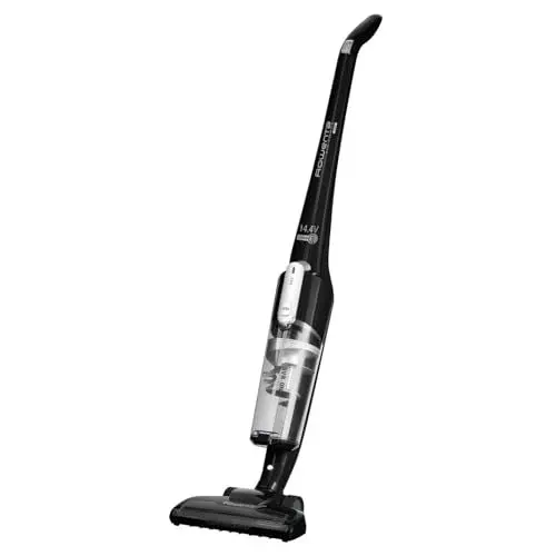 Produktbild: Rowenta RH6545 Air Force Light Akku- Staubsauger | Kabelloser Handstaubsauger mit LED- Beleuchtung | Beutellos | 14,4 Volt | Schwarz