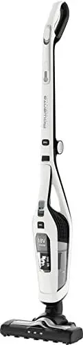 Produktbild: Rowenta RH6737 Dual Force 2-in-1 kabelloser Akku-Stabstaubsauger | integrierter Handstaubsauger | klappbarer Griff | sehr leicht – nur 2,5 kg | LED-Beleuchtung | Weiß