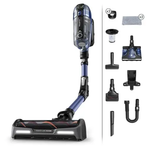 Produktbild: Rowenta RH99C0 X-Force Flex 14.60 Aqua, Akku-Staubsauger, Schwarz/Blau, 200 W, 0.9 liters