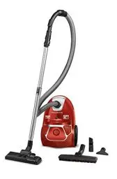 Produktbild: Rowenta Compact Power Staubsauger mit Beutel, 750 Watt, 3 L Staubvolumen, 2-in-1-Fugendüse, für alle Bodenarten, geringer Energieverbrauch, kompakt für die einfache Aufbewahrung, rot, RO3953