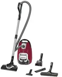 Produktbild: Rowenta RO7473 Silence Force Allergy+ | Bodenstaubsauger mit Beutel | große Staubbeutelkapazität: 4,5 Liter | extrem leise | hocheffiziente Bodendüse | langlebiger EffiTech-Motor, Schwarz/Rot